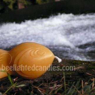 Beeswax Fish Candle