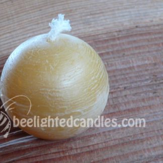 Small Spherical Beeswax Candle